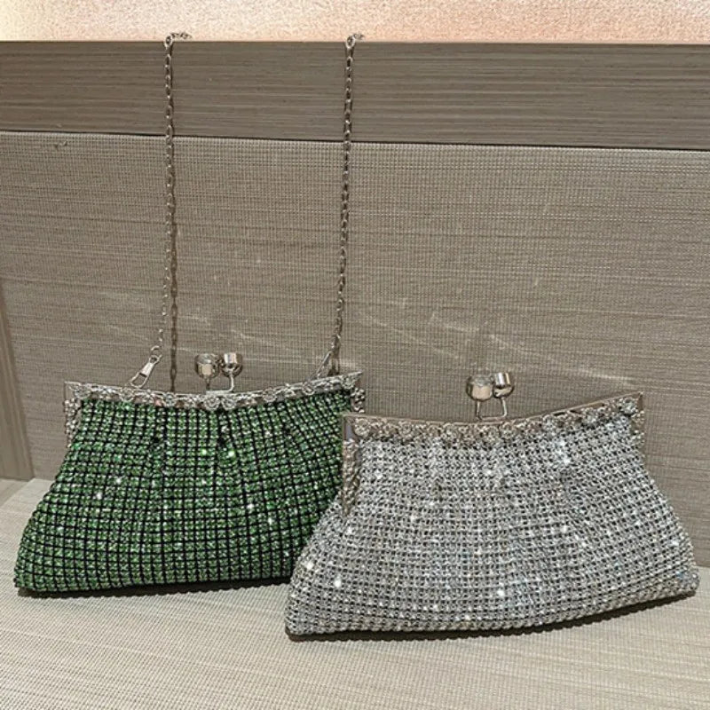 Bolsa Clutch Brilho Festa