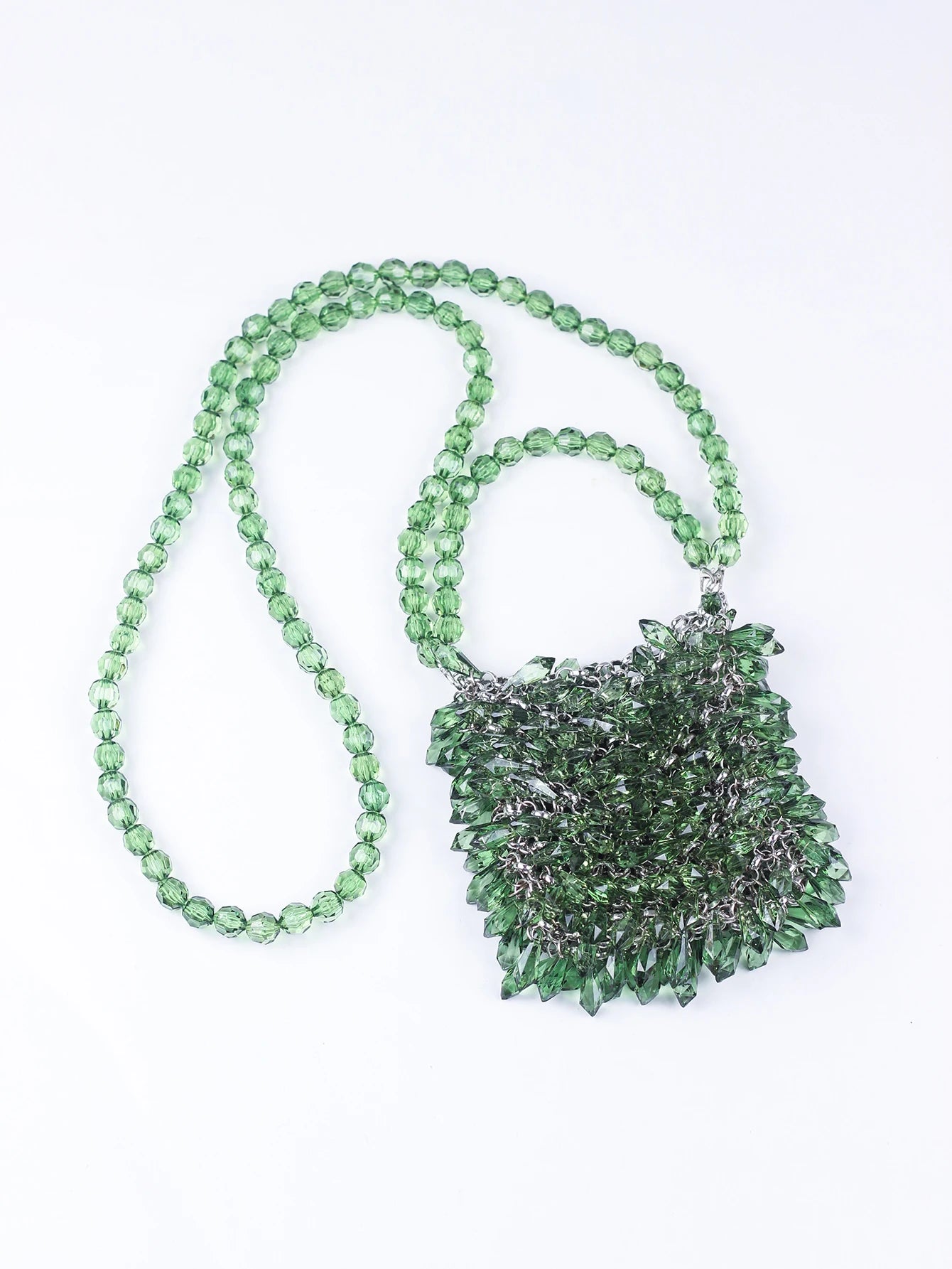 Bolsa de Cristais Verde
