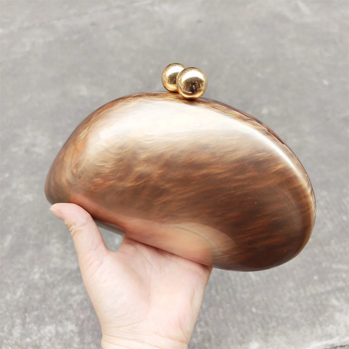 Bolsa Clutch Acrílico Moderna