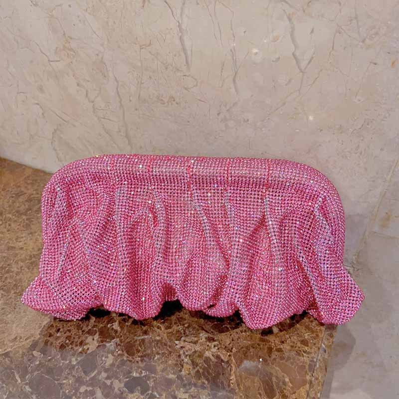 Bolsa Clutch Cravejada com Strass Festa