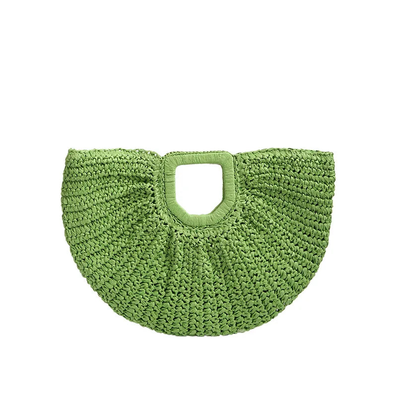 Bolsa Palha Elegante Verão