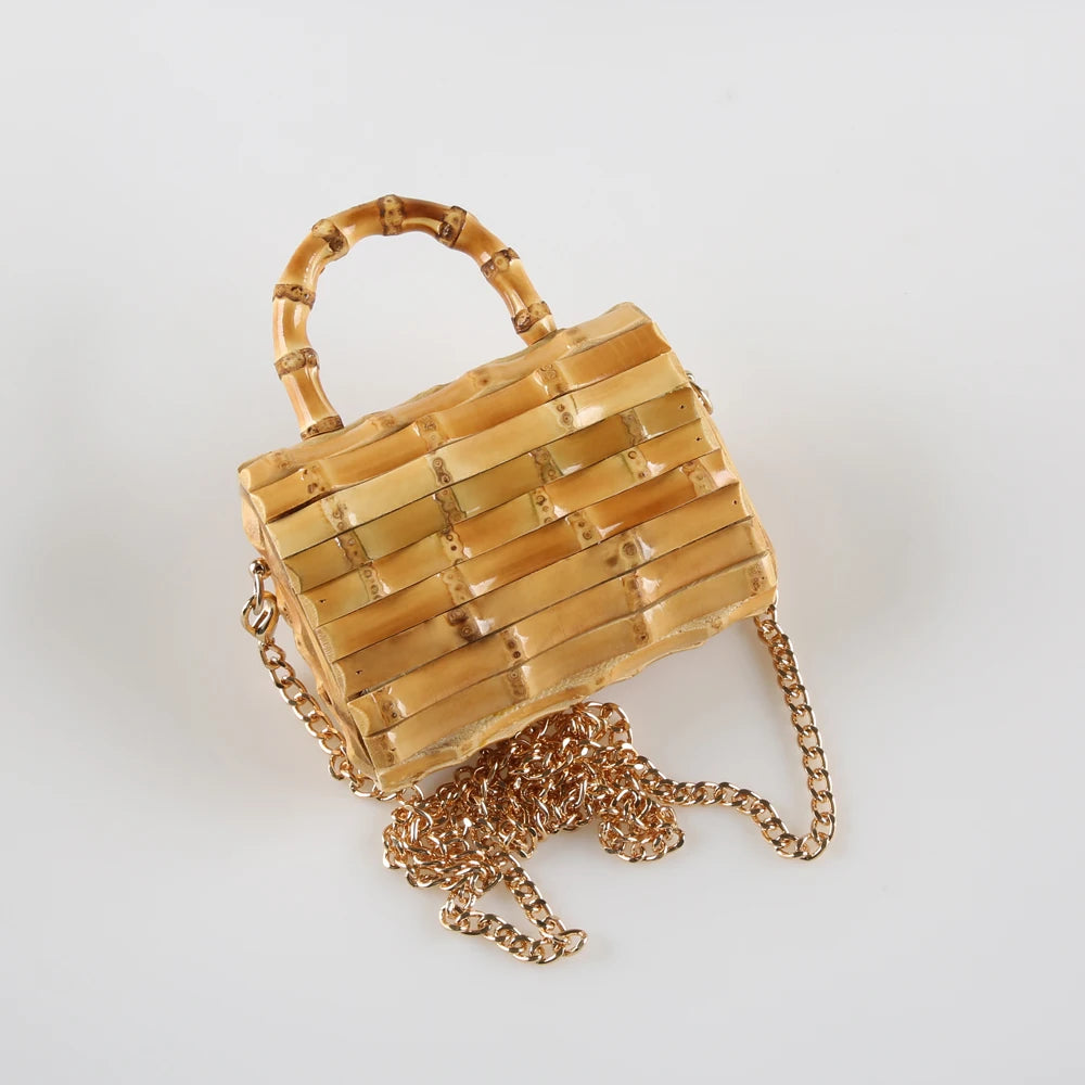 Bolsa de Mão Bambu Verão