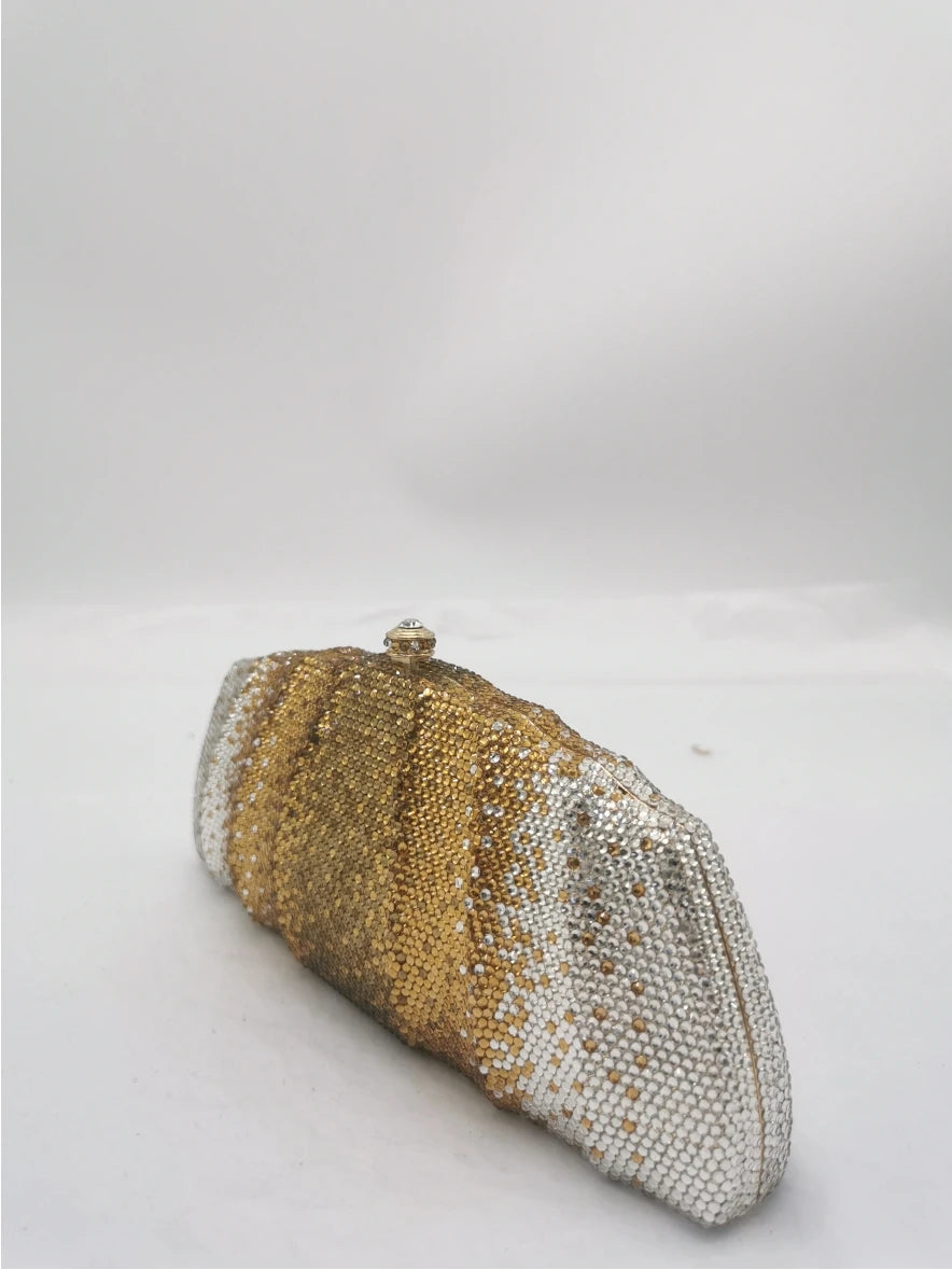 Bolsa Clutch Cristais