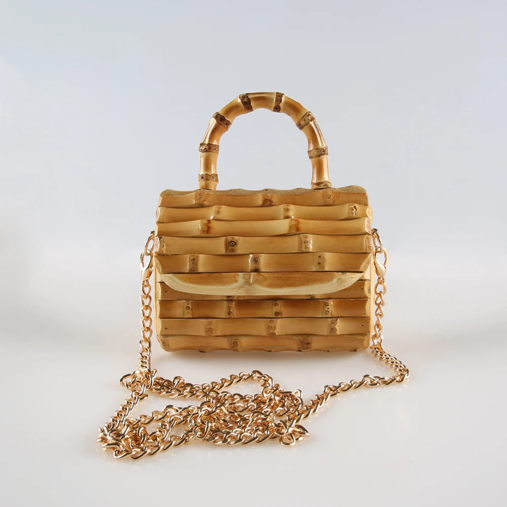 Bolsa de Mão Bambu Verão