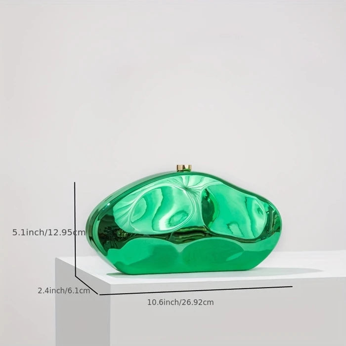 Bolsa Clutch Espelhada Moderna Festa