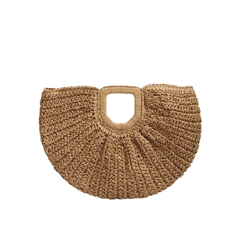 Bolsa Palha Elegante Verão