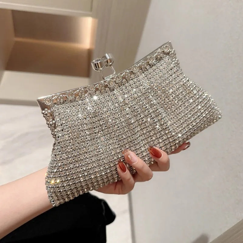 Bolsa Clutch Brilho Festa