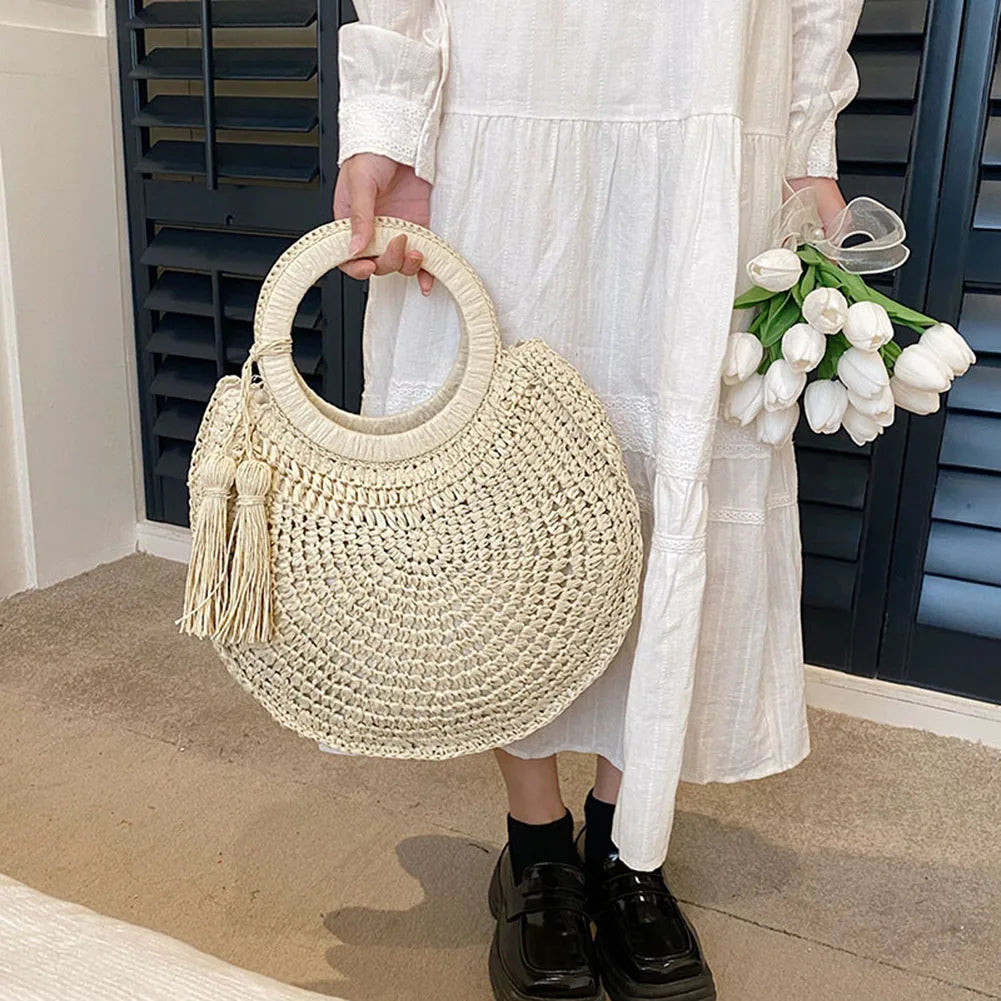 BOLSA DE PALHA PARA PRAIA