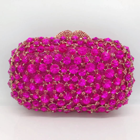 Bolsa Clutch Cristal Luxo Festa