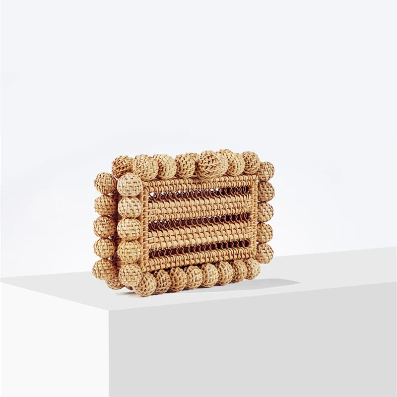 Bolsa Clutch Palha Verão