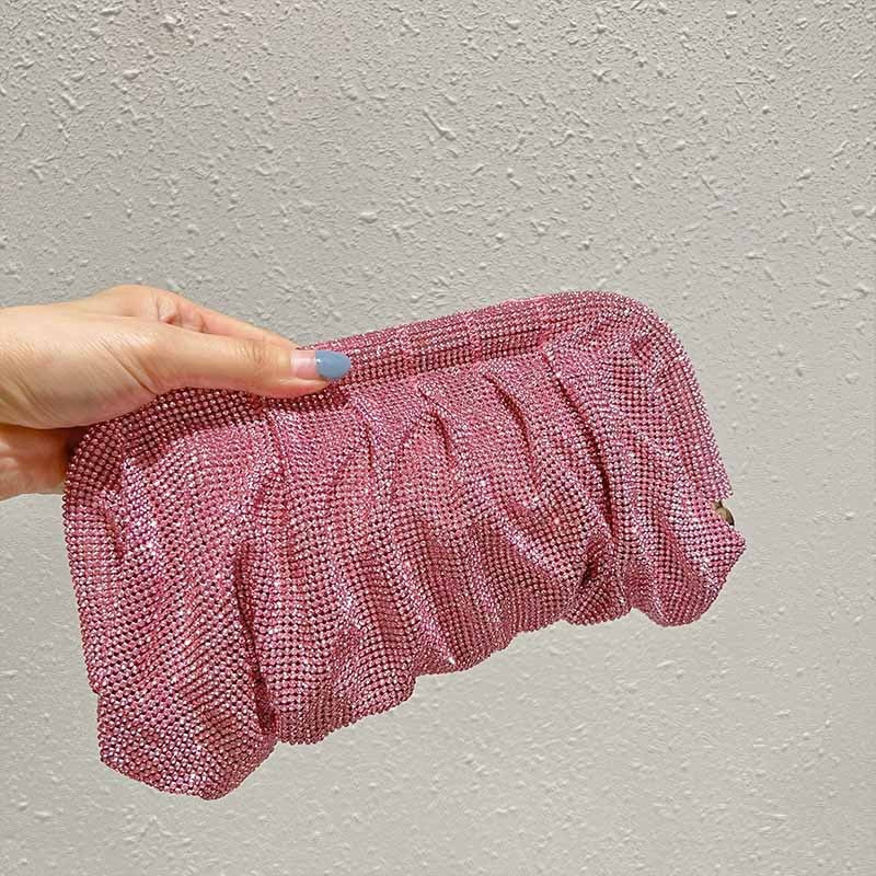 Bolsa Clutch Cravejada com Strass Festa