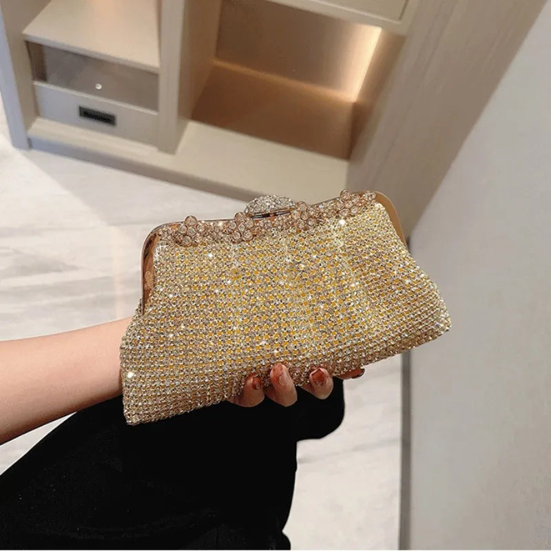 Bolsa Clutch Brilho Festa