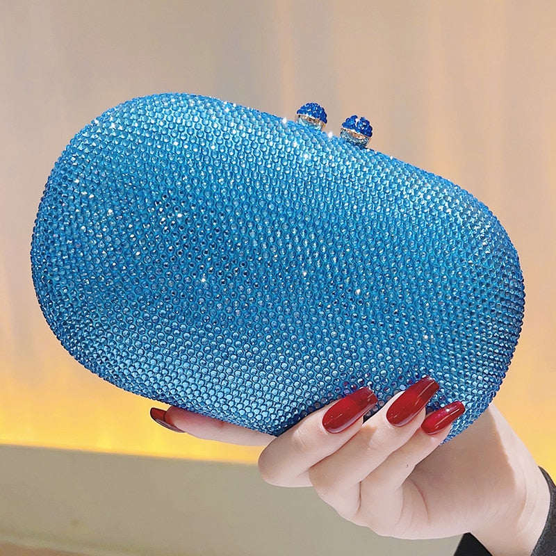 Bolsa Clutch com Cristais Festa