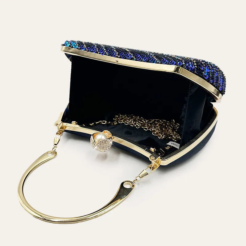 Bolsa Clutch Bordado Vintage
