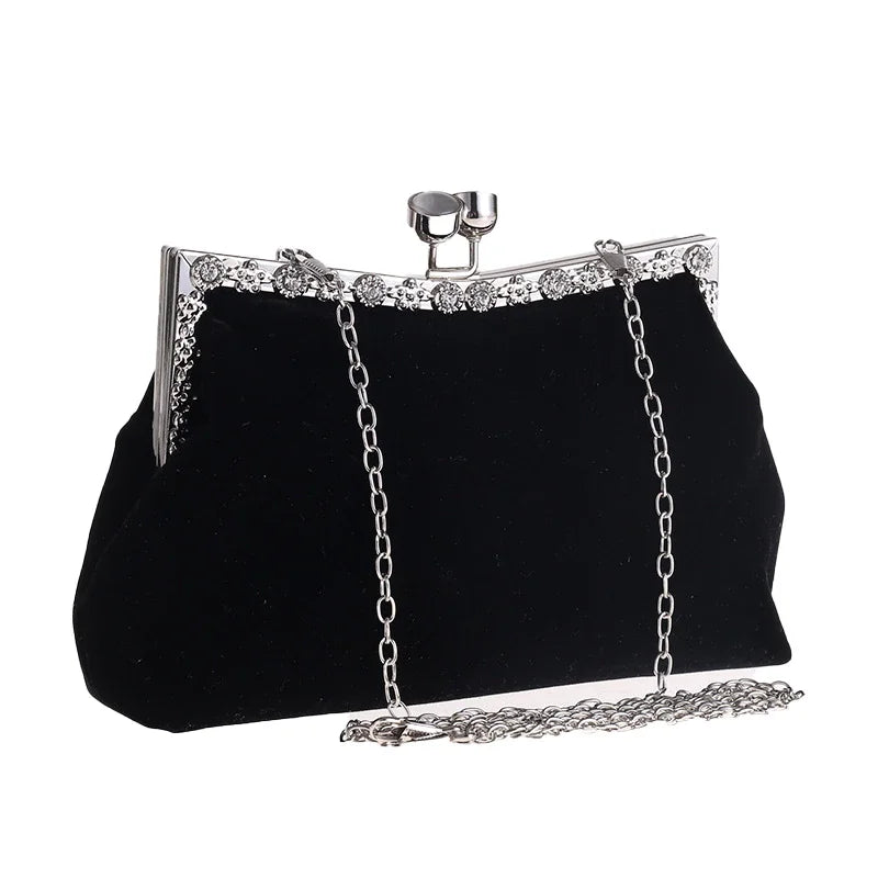 Bolsa Veludo Chic