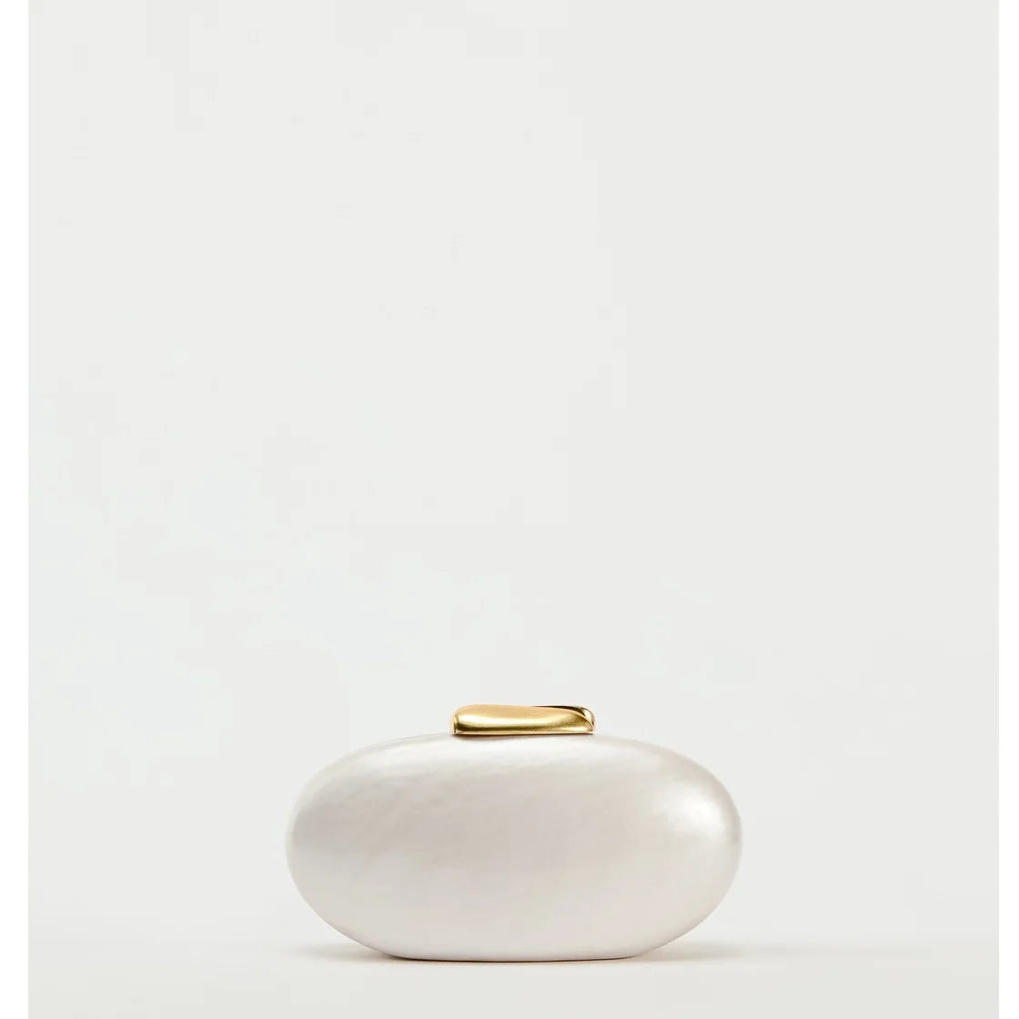Bolsa Clutch Oval Acrílico