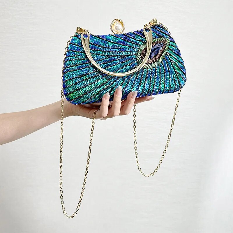 Bolsa Clutch Bordado Vintage