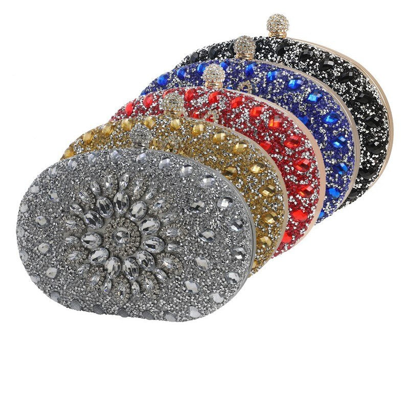 Bolsa Clutch com Pedrarias Festa