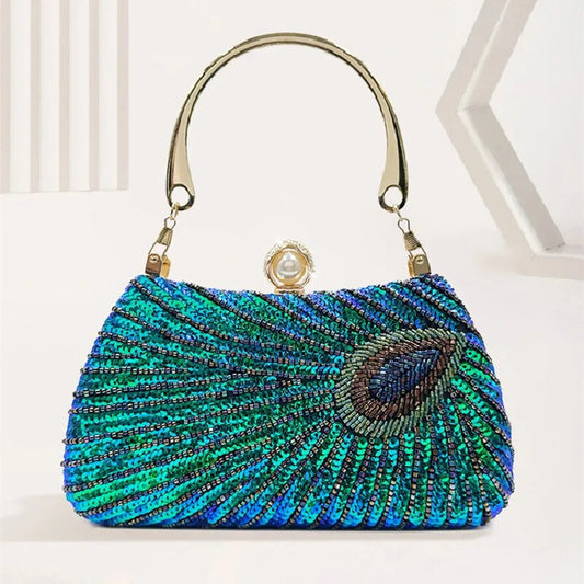 Bolsa Clutch Bordado Vintage
