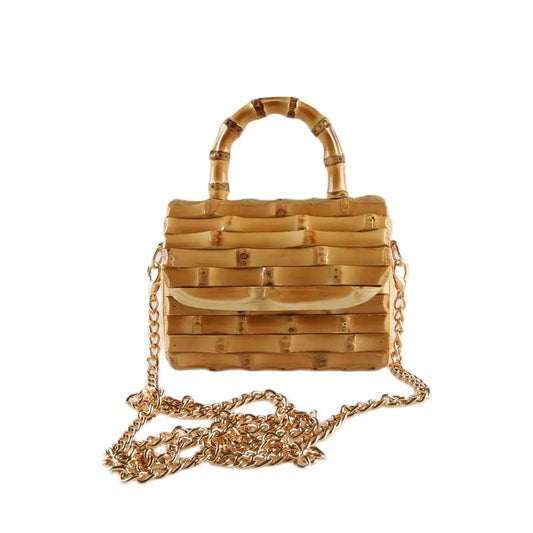 Bolsa de Mão Bambu Verão