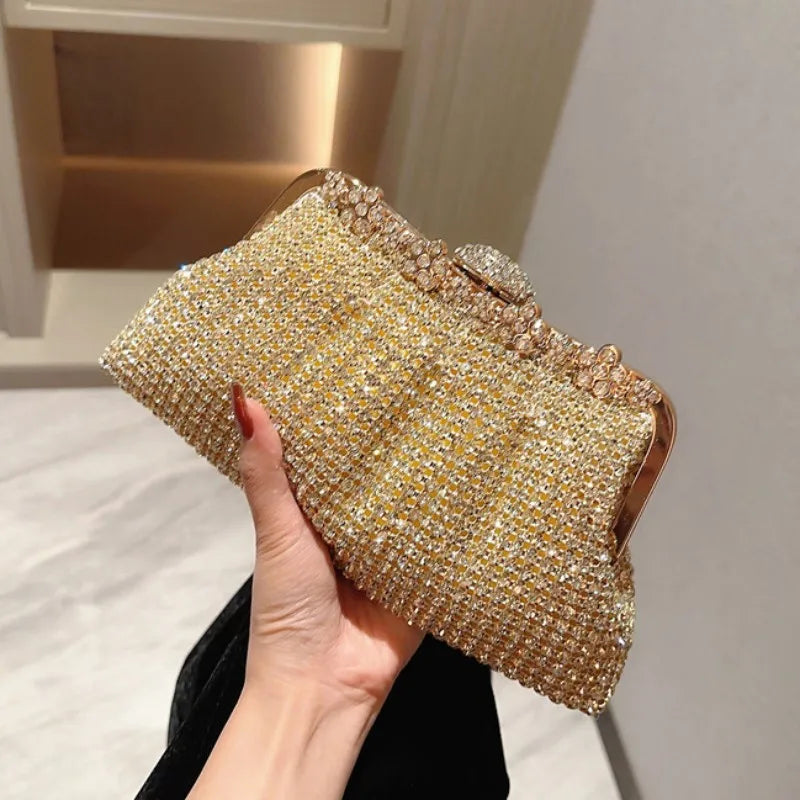 Bolsa Clutch Brilho Festa