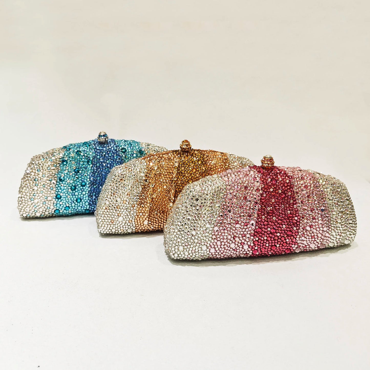 Bolsa Clutch Cristais