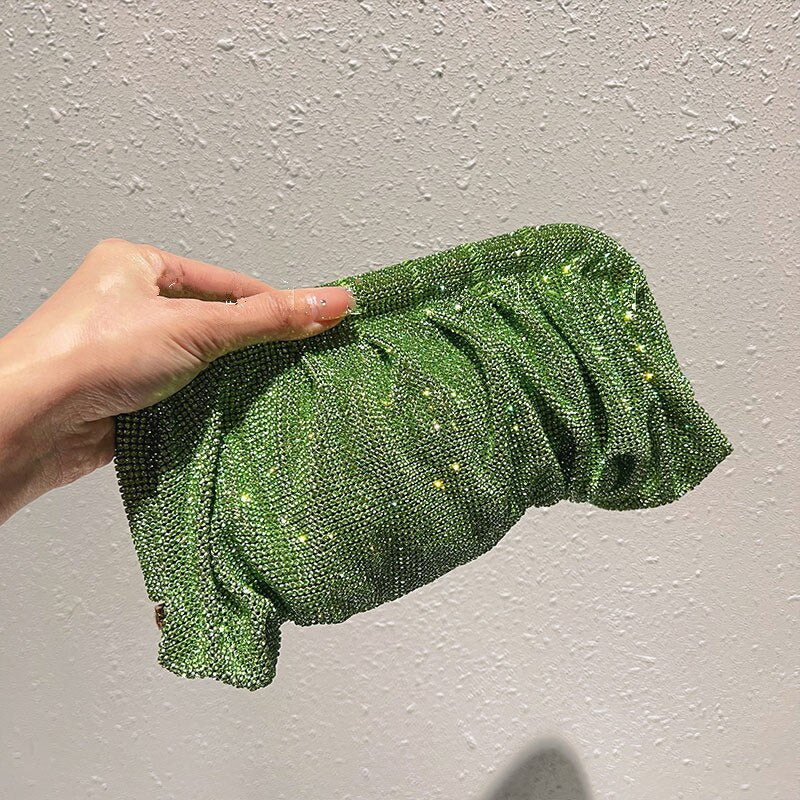 Bolsa Clutch Cravejada com Strass Festa