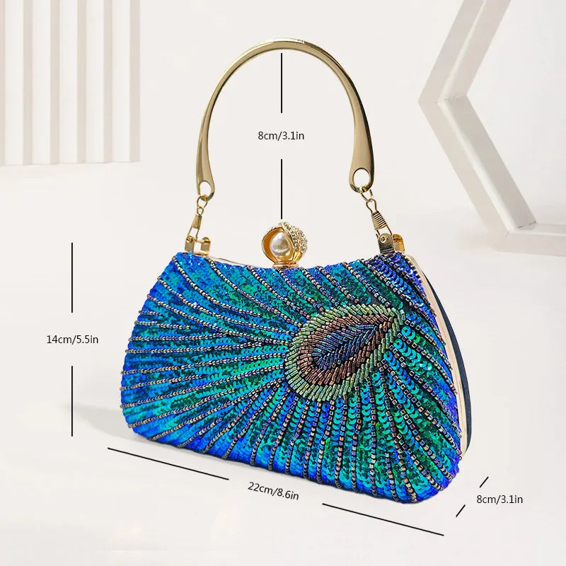 Bolsa Clutch Bordado Vintage