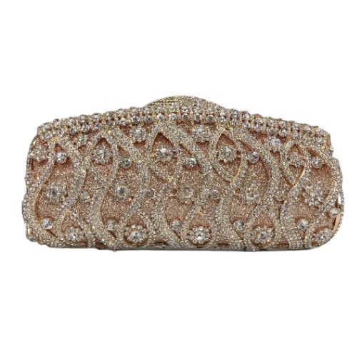 Bolsa Clutch Cravejada Strass Festa