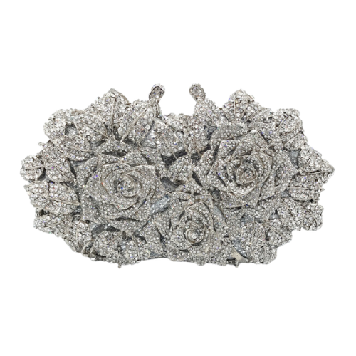 Bolsa Clutch Cravejada com Strass Festa