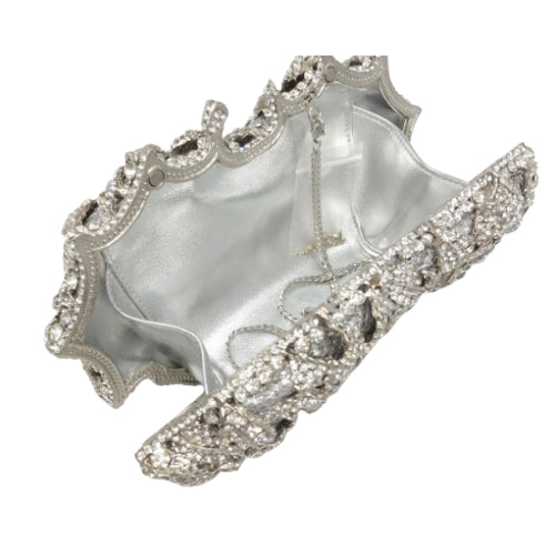 Bolsa Clutch Cravejada com Strass Festa