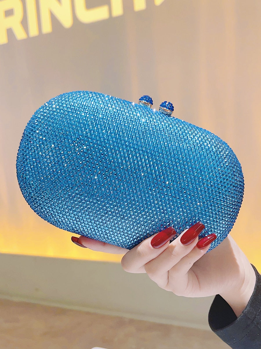 Bolsa Clutch com Cristais Festa