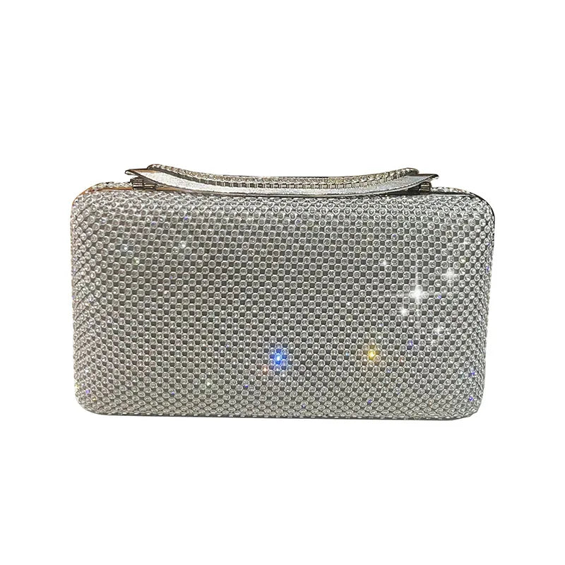 Bolsa Clutch Strass Retangular Festa